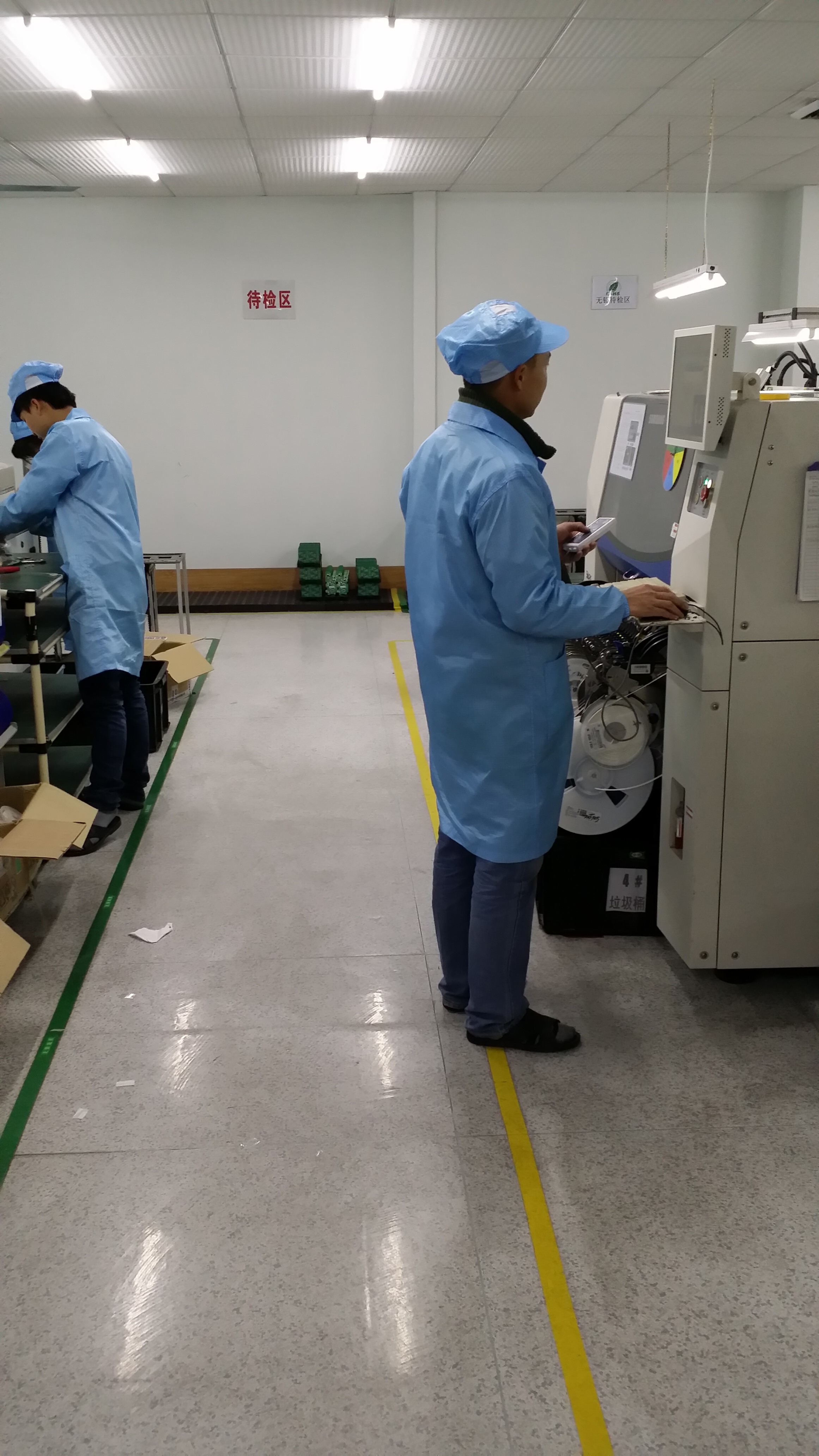 GZ TOPSHINE TECHNOLOGY LIMITED linha de produção da fábrica