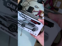 Sistema de alarme de segurança de automóveis GSM Sirene Sistema de rastreamento GPS de veículos com sensor de choque