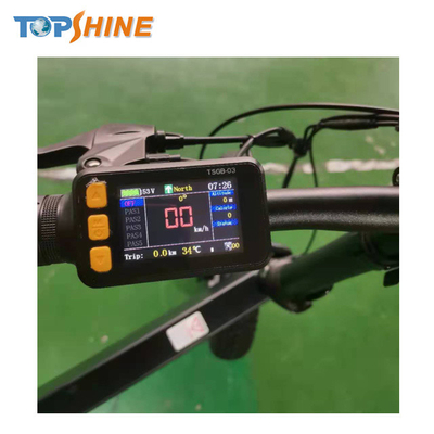 Velocímetro elétrico impermeável da bicicleta com GPS que segue sistema do roubo do RFID o anti