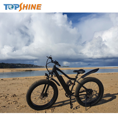 Freio hidráulico 26&quot; X4 bicicleta elétrica Ebike do pneu gordo do pneumático 500w com GPS que encontra o LCD