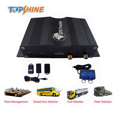 Rastreador de veículos com portas de I/O de conectividade 2G/3G/4G, alarme de velocidade GPRS e RFID opcional