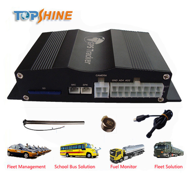 Rastreador de veículos com portas de I/O de conectividade 2G/3G/4G, alarme de velocidade GPRS e RFID opcional